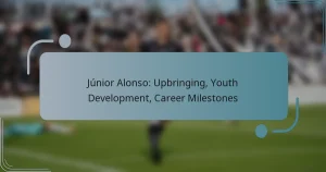 Júnior Alonso: Upbringing, Youth Development, Career Milestones