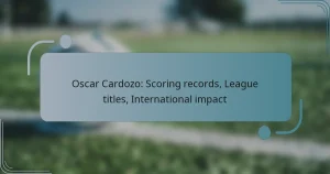Oscar Cardozo: Scoring records, League titles, International impact